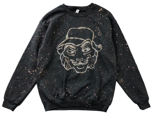 Hand Bleached Sneaky Stripes Sweater