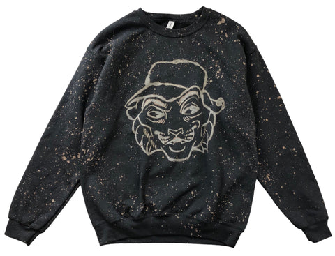 Hand Bleached Sneaky Stripes Sweater