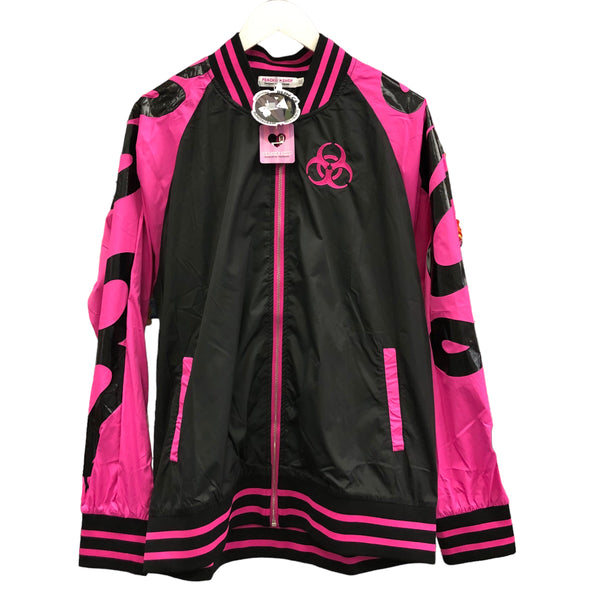 Peachiie Fluorescent Pink Nylon Jacket