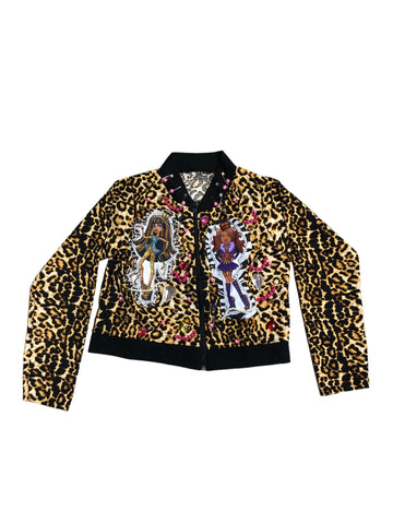 Hand Embellished Bratz  Jacket by Zealot