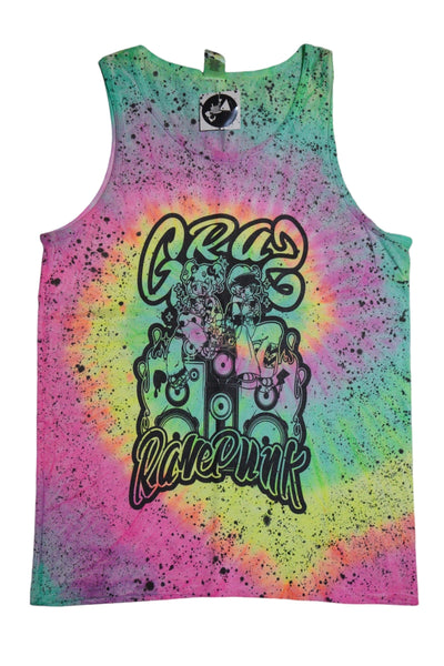 OOAK Tie dye Grazcore  Tank