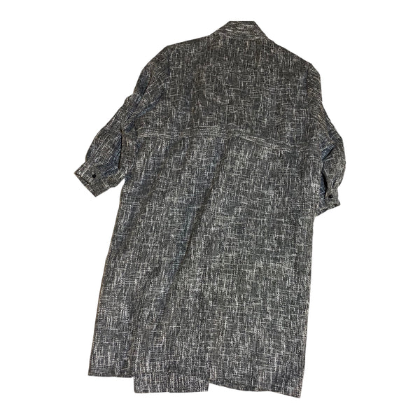 Salt and Pepper Long Woven Jacket