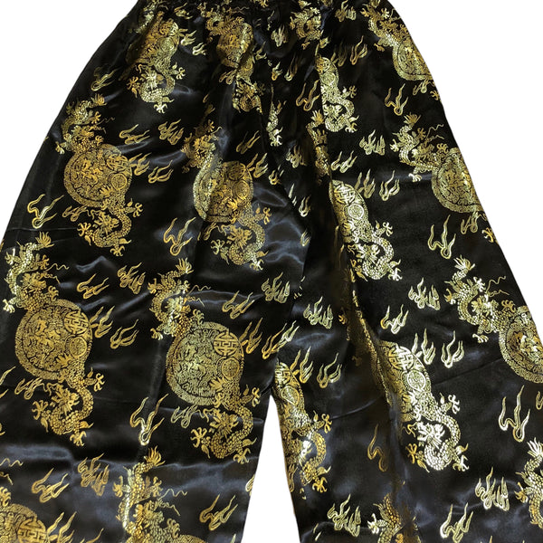 Gold Black Dragon Pant