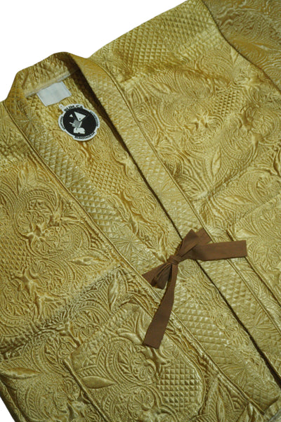 Handmade OOAK Gold Quilted Hapi Coat