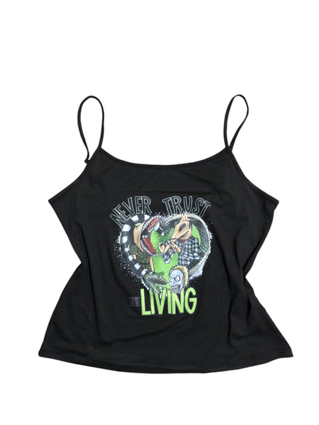 HK OOAK Custom Embellished tank by Blim