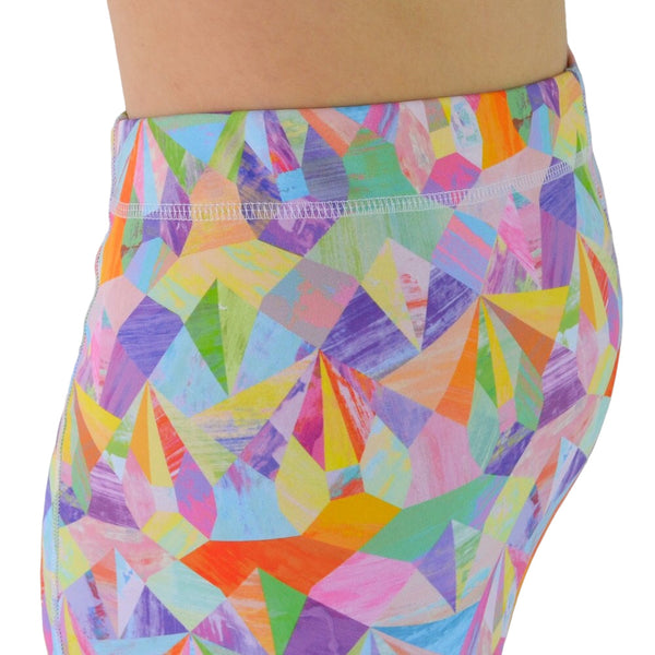 Glad I Exist Colourful Leggings by Brianna Klassen for Pattern Nation