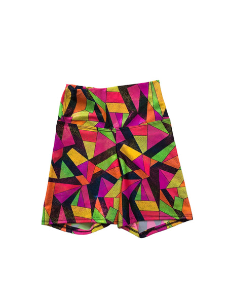 Blim Neon Printed Booty Shorts