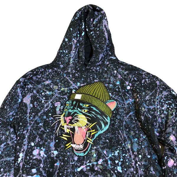 Hand Splattered Embellished Hoodie by Blim