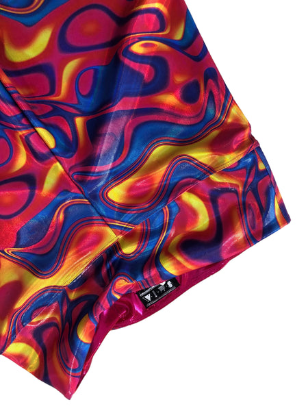 Blim Neon Printed Booty Shorts