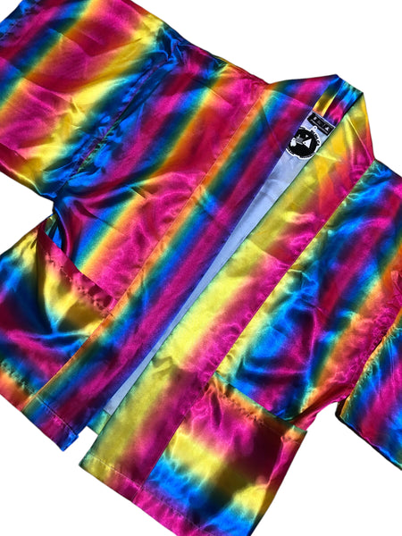 Few of a Kind Handmade Rainbow Shimmer Haori by Blim