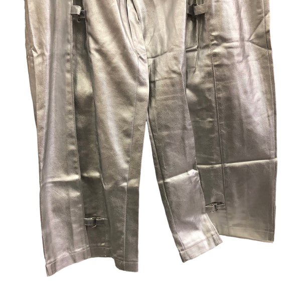 Silver Metallic Cargo Pant