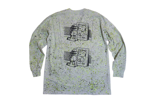 Garfield Banana Splatter Long Sleeve T by Blim