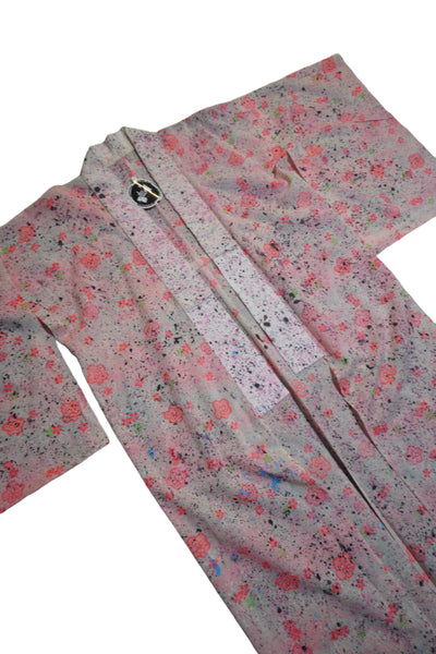 Custom Splatter Pale Pink Sakura Vintage Nagajuban