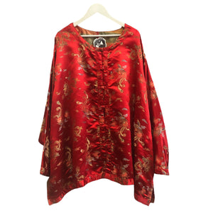 Gold Red Embellished Chinese Jacket