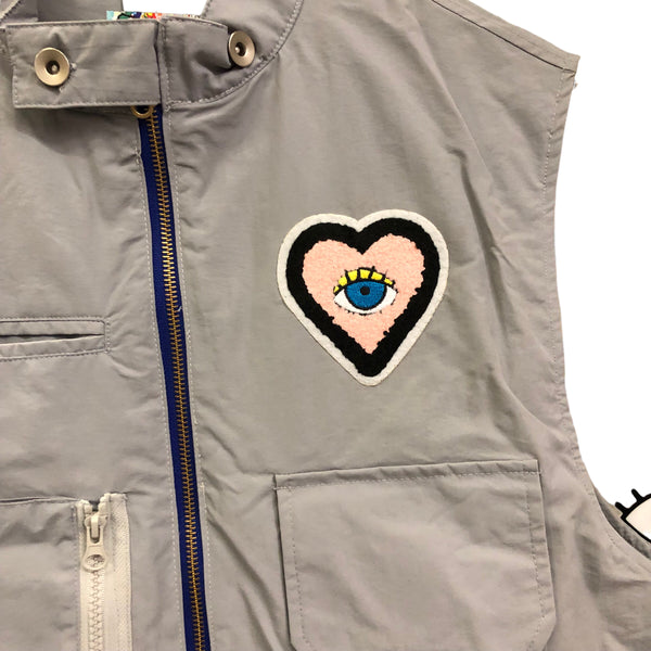 Embellished French Terrier Cargo vest