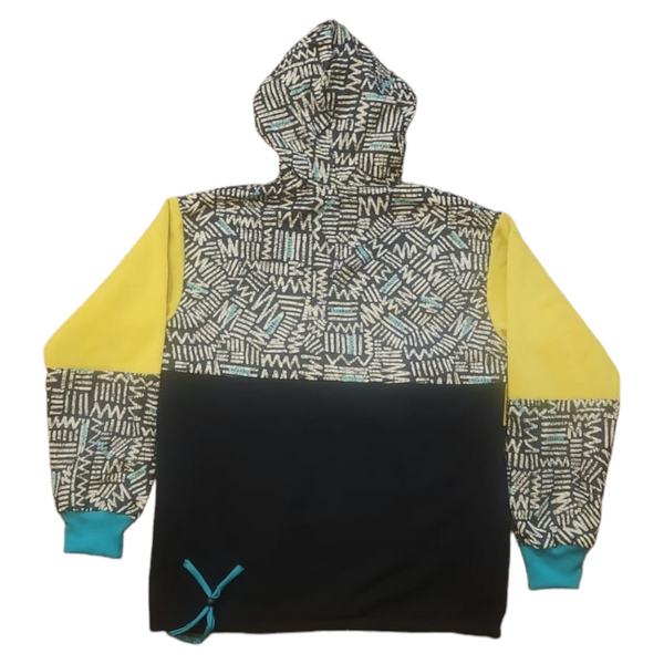 Hand Patchwork OOAK Hoodie by Pattern Nation