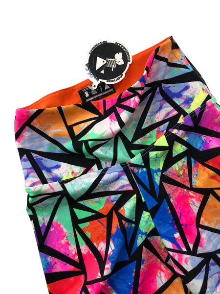 Blim Neon Printed Booty Shorts