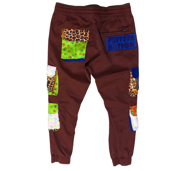 OOAK Hand Patchwork Cargo Pant by Pattern Nation