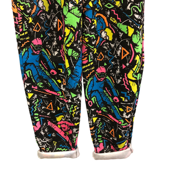 Vintage Neon Ski Track Pant