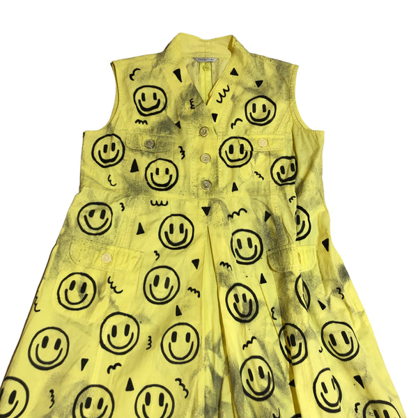 Handpainted OOAK Smiley Dress by Zealot