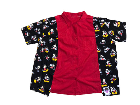 Hand Upcycled Mickey Shirt by Zealot