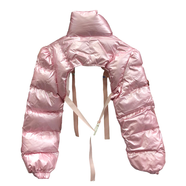 Back In Stock! Pink Shimmer Puffer Sleeve