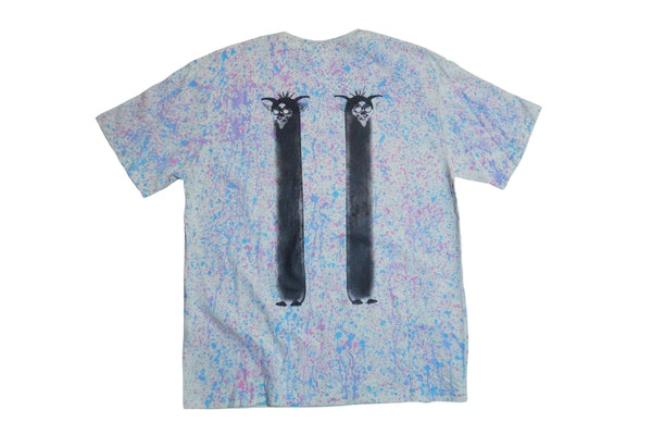 Cat Banana splatter T