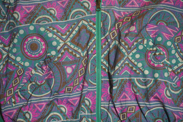 Vintage Reversible Abstract Pattern Jacket