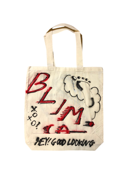 Hand painted tote by Anne
