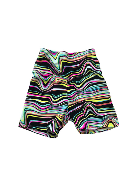 Blim Neon Printed Booty Shorts