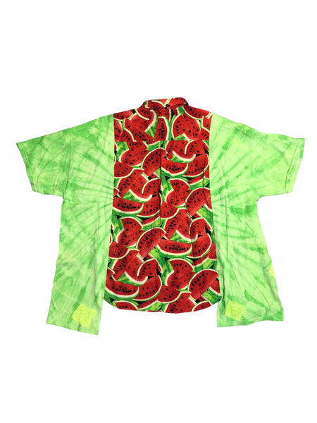 Hand Upcycled watermelon Shirt by Zealot