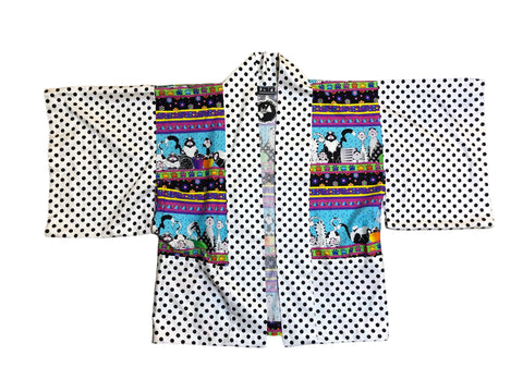 Few of a Kind Handmade Cat Dot Haori by Blim