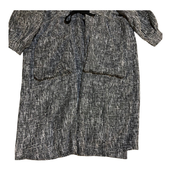 Salt and Pepper Long Woven Jacket