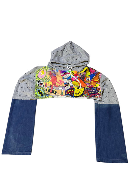 Hand Upcycled Hoodie by Zealot