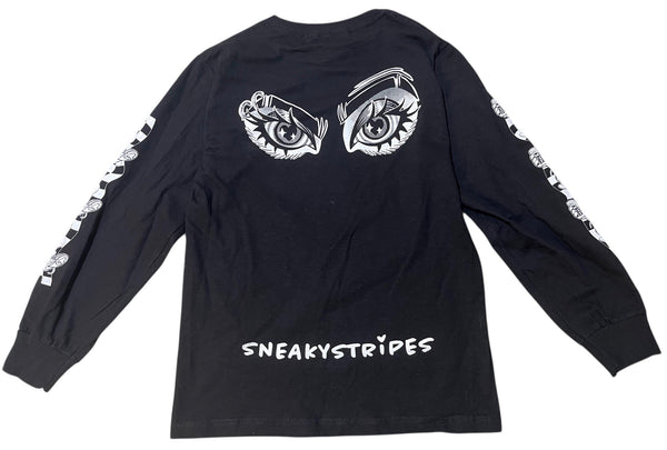 Screen Printed Sneaky Stripes Stay Wise Shirt