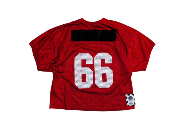 Hand Upcycled mesh shirt by Zealot