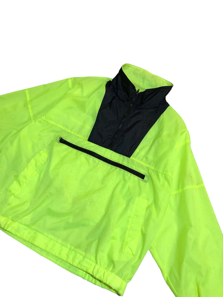 Vintage Neon Windbreaker Jacket