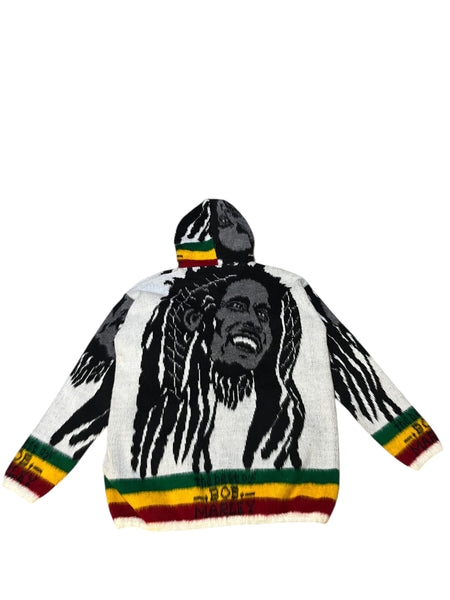 Rare Vintage Bob Marley Fleece Knit Jacket