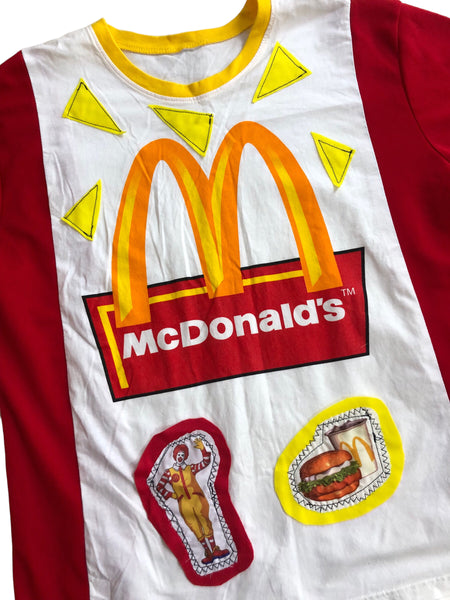 Hand Upcycled McDonald’s Shirt by Zealot