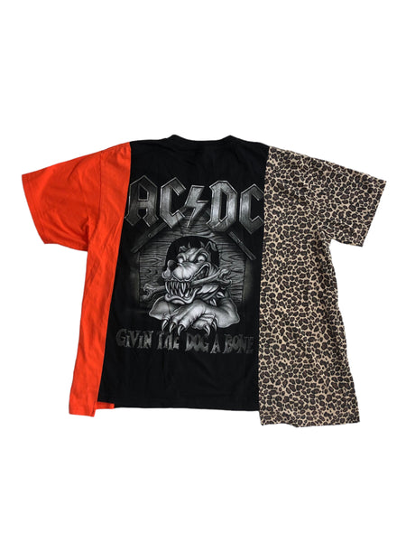 Hand Upcycled ACDC Shirt by Zealot