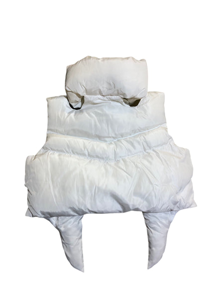 Brand New White Puffer Crop Jacket
