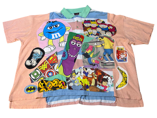 Hand Upcycled shirt by Zealot