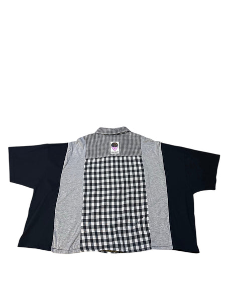 Hand Upcycled button up by Zealot