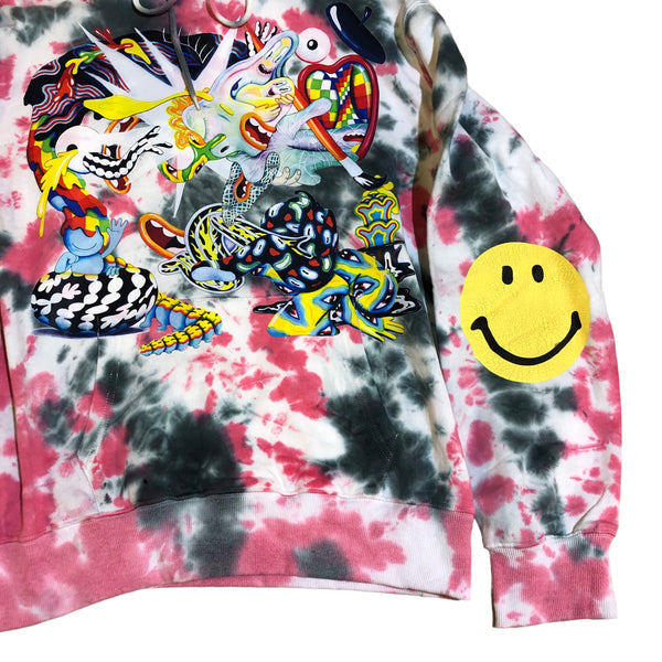 OOAK Tie Dye Hoodie by Dang Olson x Blim