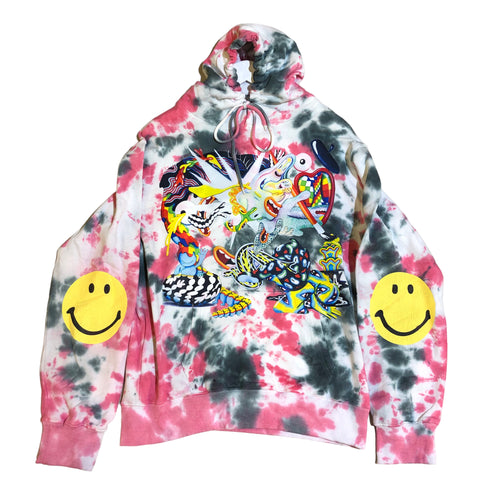 OOAK Tie Dye Hoodie by Dang Olson x Blim