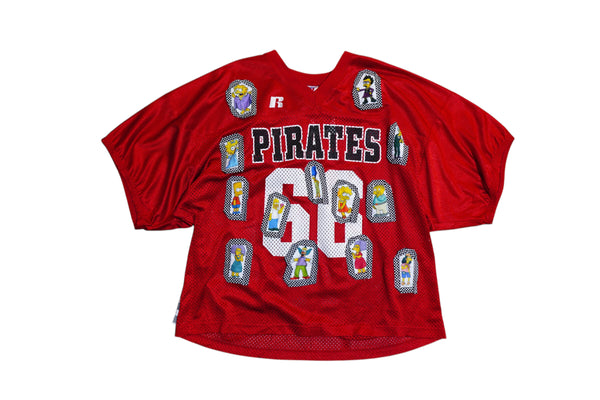 Hand Upcycled mesh shirt by Zealot