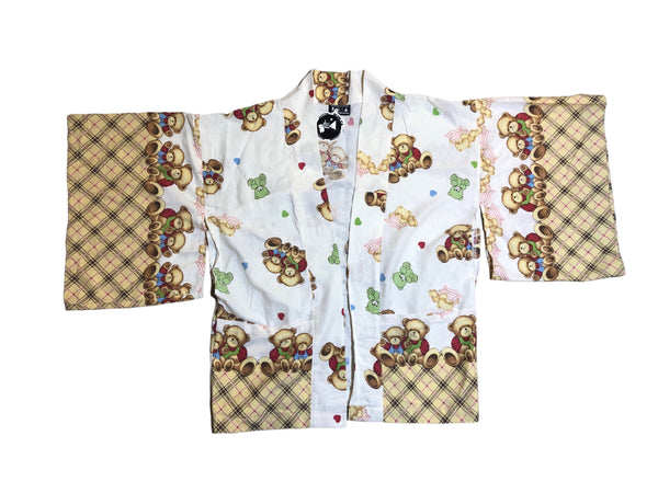 One of a Kind Handmade Plaid Teddy Haori by Blim