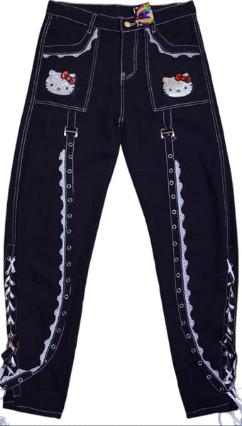 Hello Kitty lace Denim Pant