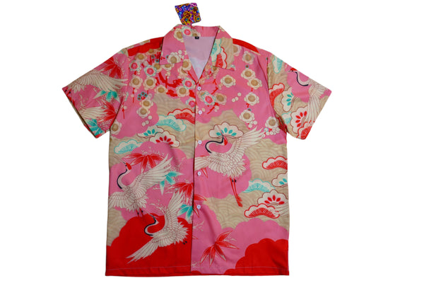 Sakura Short Sleeve Button up