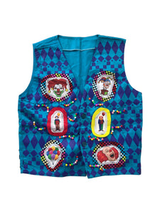 Embellished OOAK Clowncore Vest by Zealot